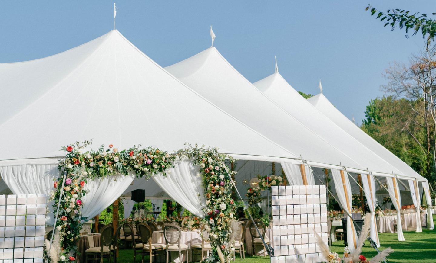 South lawn tent